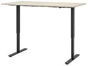 Офисный стол IKEA Trotten регулируемая высота 160x80 Бежевый/Антрацит