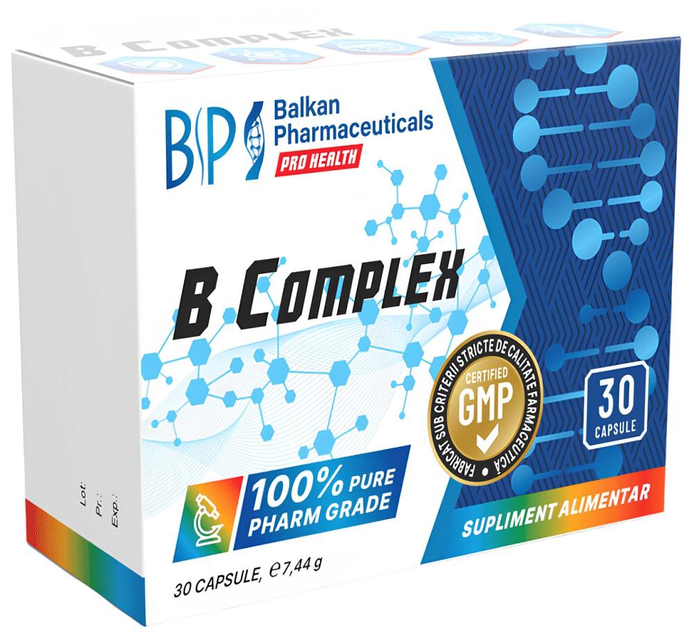 Vitamine Balkan Pharmaceuticals B-COMPLEX 30capsules