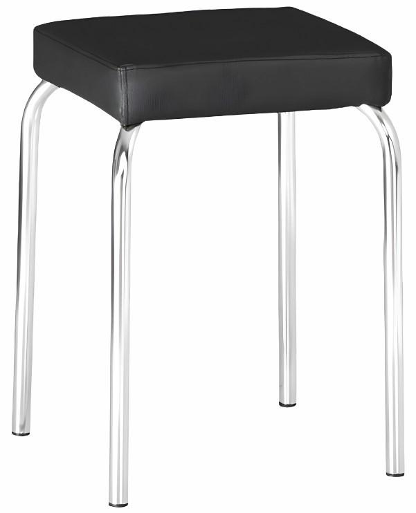 Taburet Nowy Styl Tutti Chrome V-4 Black