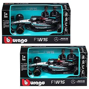 Masina jucarie BBURAGO Mercedes-AMG F1 W15 Performance 1:43 (18-38208)
