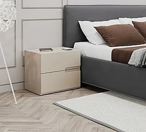 Прикроватная тумбочка Bayro Modena 55x50x45 см Серый Камень МДФ 18мм (Ручка Sorento)