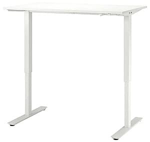 Офисный стол IKEA Trotten регулируемая высота 120x70 Белый