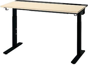 Офисный стол IKEA Mittzon 120x60 Березовый шпон/Черный