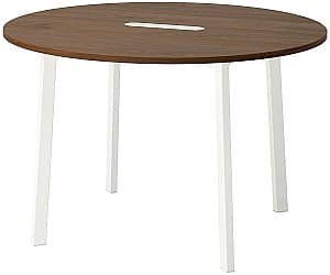 Офисный стол IKEA Mittzon 120x75 Орех/Белый
