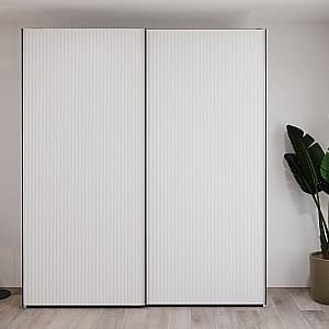 Dulap-cupe Bayro Napoli 200x230x58 cm Top Line Alb (604798)