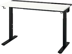 Masa pentru calculator IKEA Mittzon 140x60 Alb/Negru