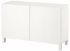 Comoda IKEA Besta/Timmerviken/Stubbarp cu usi 120x42x74 Alb