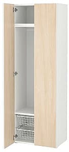 Детский шкаф IKEA Smastad 2 двери 60x42x181 Белый/Под Березу