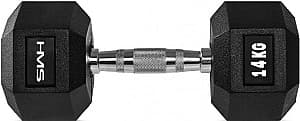 Гантель HMS HEX PRO BLACK 14 KG
