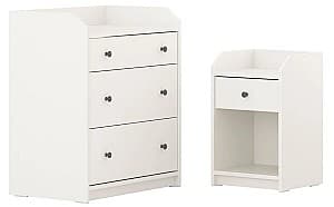 Комод IKEA Hauga 2 предмета 70x84 Белый