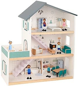 Кукольный домик Tooky Toy ТХ919 (White/Grey)