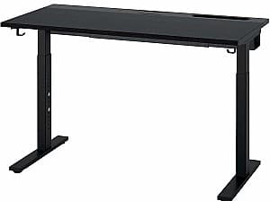 Masa pentru calculator IKEA Mittzon 120x80 Furnir Frasin/Vopsit Negru/Negru