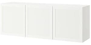 Comoda IKEA Besta 180x42x64 Alb/Hanviken Alb (suspendata)