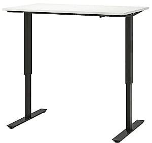 Masa de birou IKEA Trotten cu inaltime reglabila 120x70 Alb/Antracit