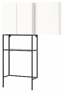 Dulap de baie IKEA Enhet 140x32x204 Antracit/Alb
