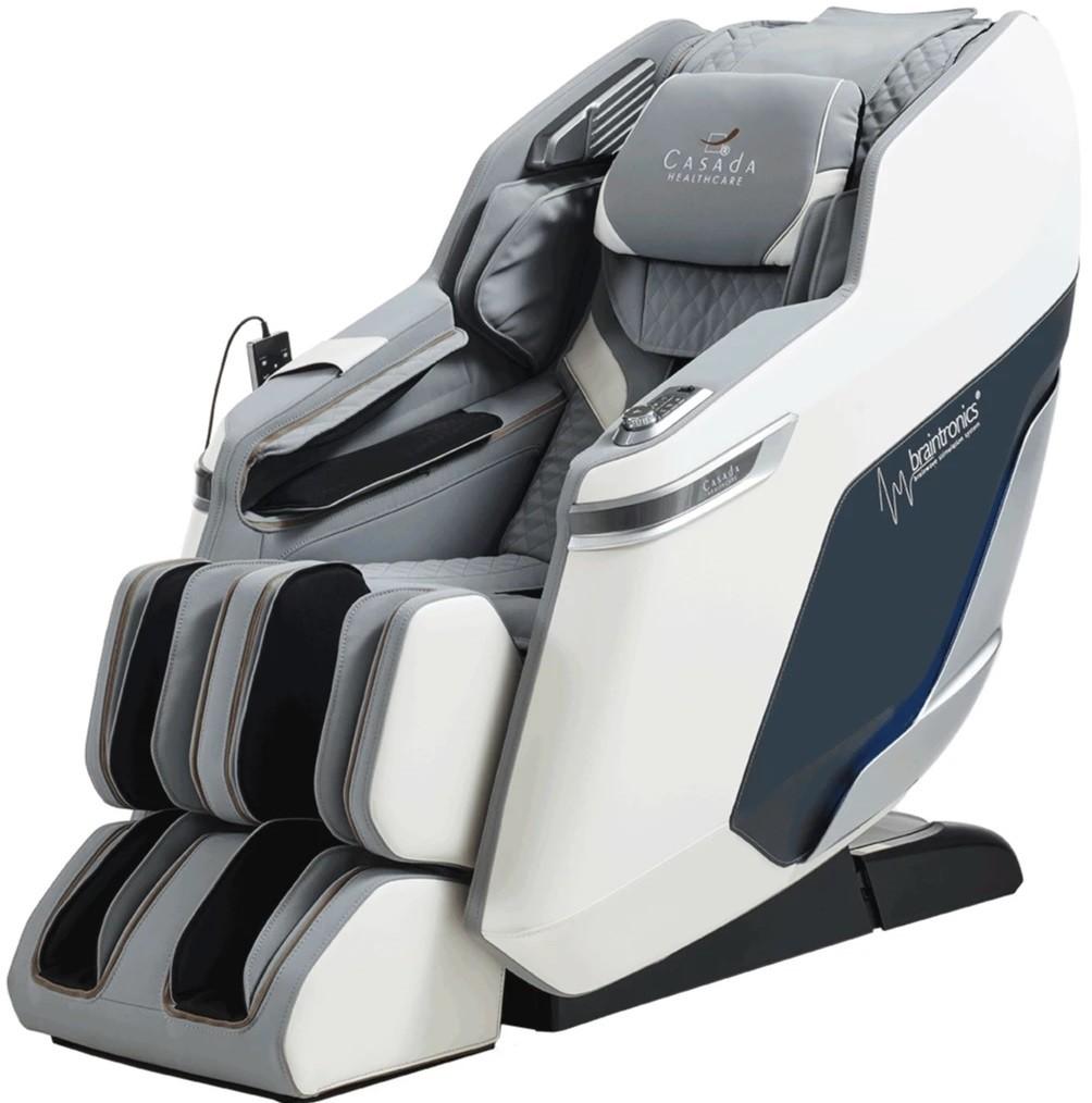 Массажное кресло Casada Pollux (White / Gray)