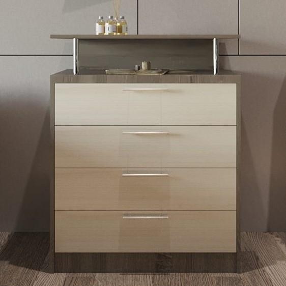 Tumba pentru televizor PS KTV-80 (4 sert.) Trufel / Chamonix Deschis