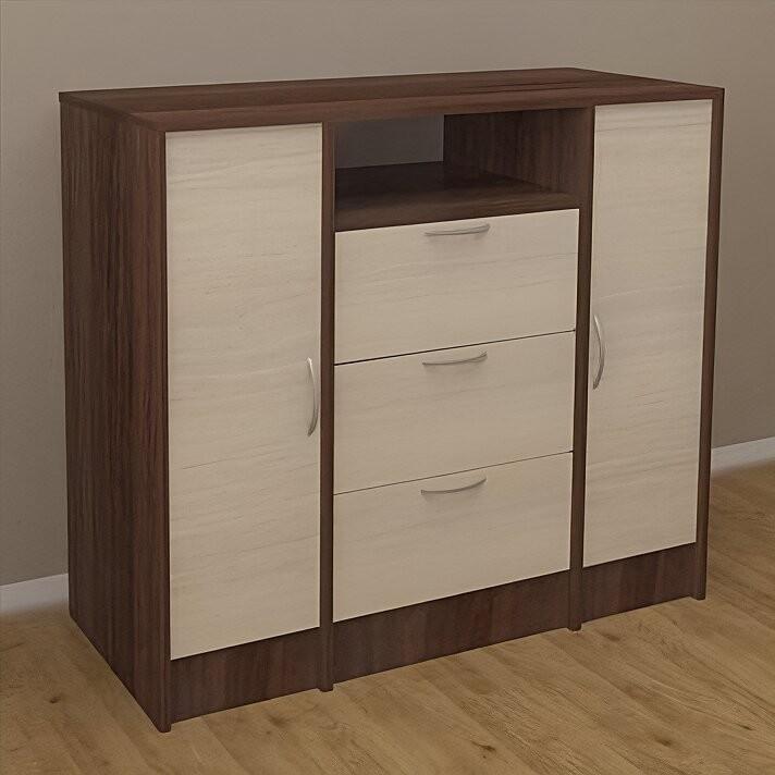 Tumba pentru televizor PS TTV-100 (3 sert.) Trufel / Chamonix Deschis