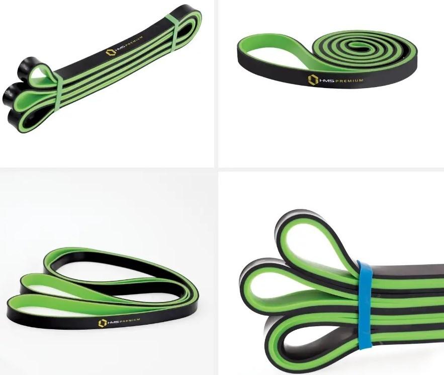 Banda elastica HMS GU06 Black/Lime