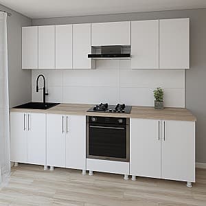Кухонный гарнитур Smartex K3 260 см Белый