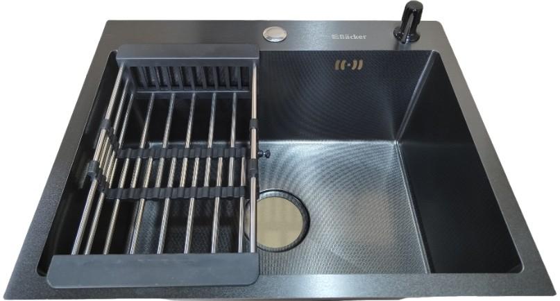 Кухонная мойка Backer Simple 550-450 BLACK