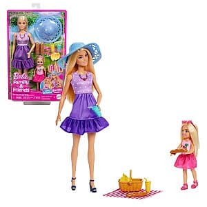 Papusa BARBIE Malibu si Chelsea (JBF43)