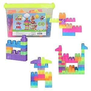 Конструктор Play Toys Ведро неоновых блоков 133 шт. (3141)