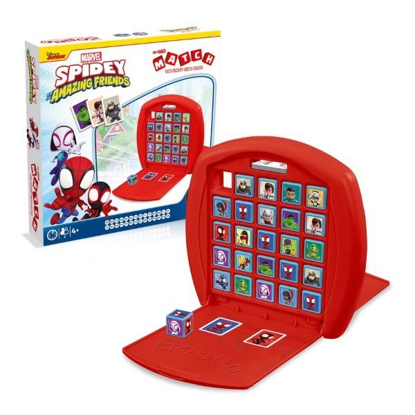 Joc de masa Winning Moves Top Trumps Match Paienjenelul si prietenii lui uimitori