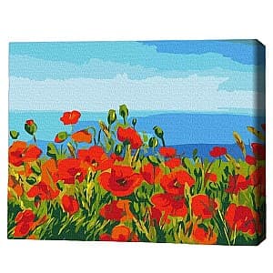 Картина по номерам BrushMe Маковое поле Claude Monet (без коробки)