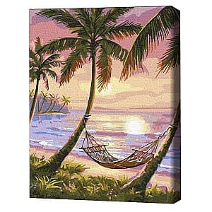 Tablou pe numere BrushMe Colt de paradis (fara cutie) 30x40 cm