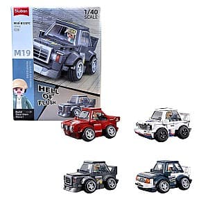 Constructor Sluban Automobil de curse 4 modele (B1207)