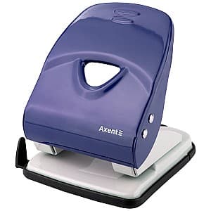Perforator Axent Exakt-2, 40 coli, albastru, 3940-02-A
