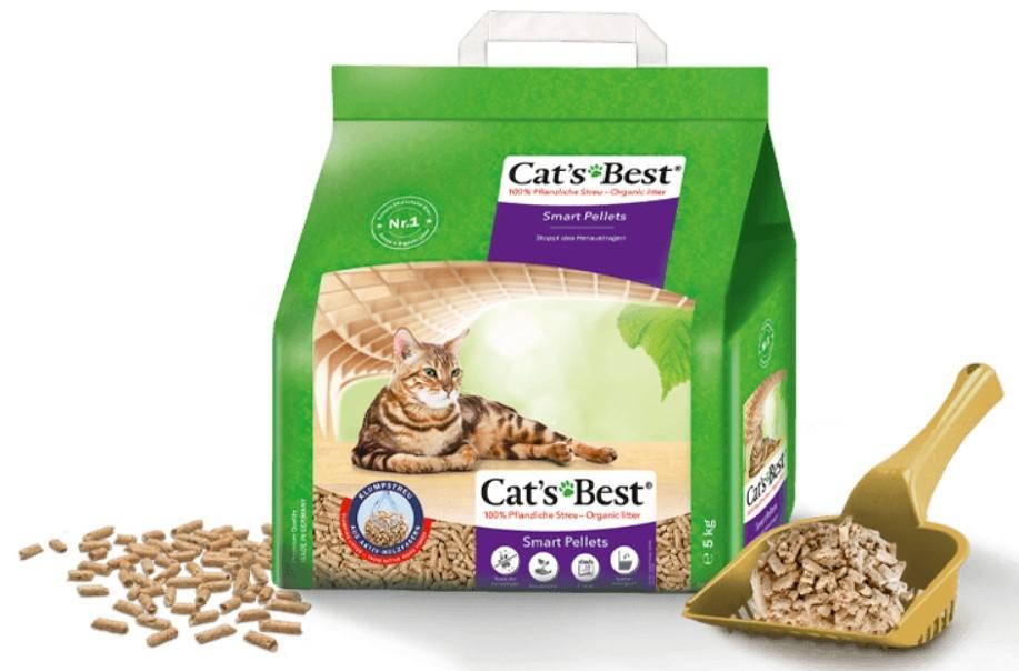 Наполнитель для лотков Cat's Best SMART PELLETS 10л 5кг