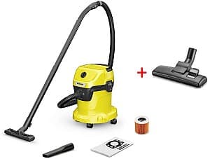 Aspirator industrial KARCHER WD 3 V-15/6/20 1.628-122.0 Set (Yellow)