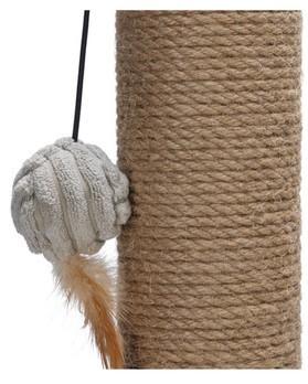 Когтеточка для кошек Beeztees кошачий скребок RIBBED LGrey