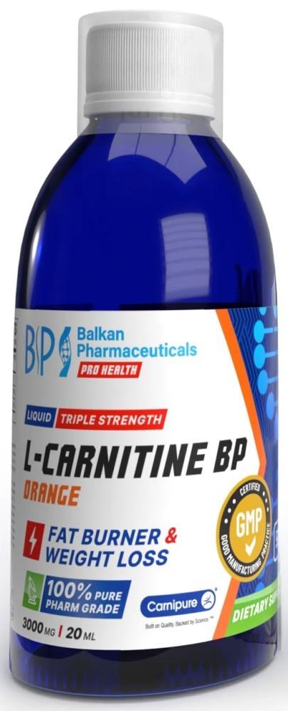 Aminoacizi Balkan Pharmaceuticals L-CARNITINE BP 60lichid Orange