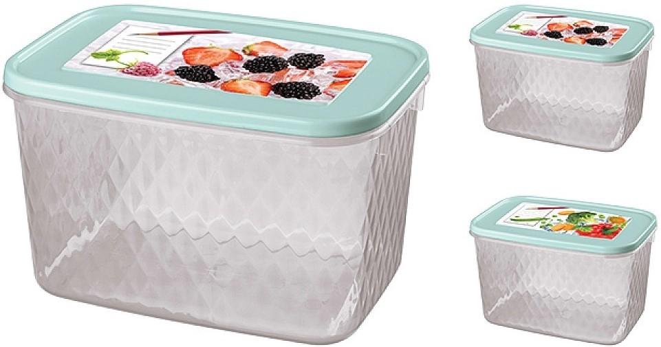 Set de recipiente alimentare Bytplast Phibo Cristal (45591)