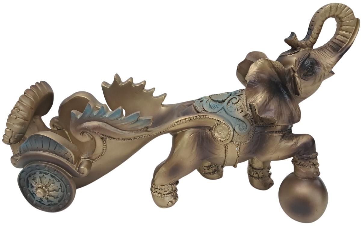 Raft pentru vin LuxDecor Elefant 49-61 Auriu