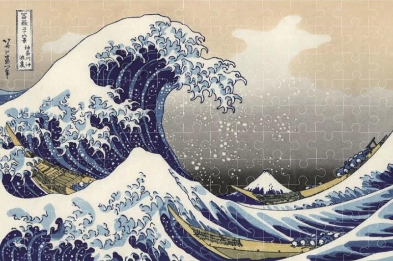 Пазлы Londji Micropuzzle The Wave Hokusai (PZ099)