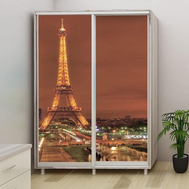 Dulap-cupe PS DX-180 (2 foto Paris) Stejar Cortona