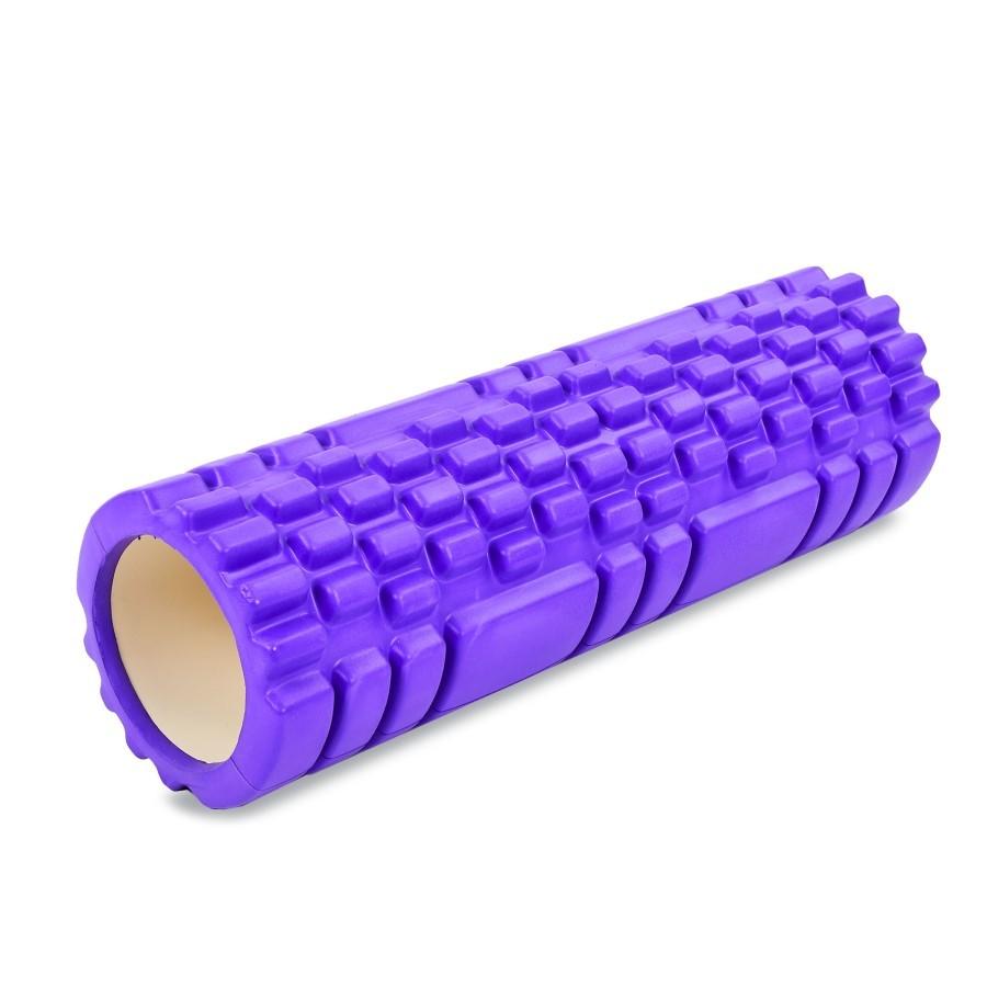 Rola pentru masaj ArenaSport Grid Combi Roller 33 cm Mov 8402833A