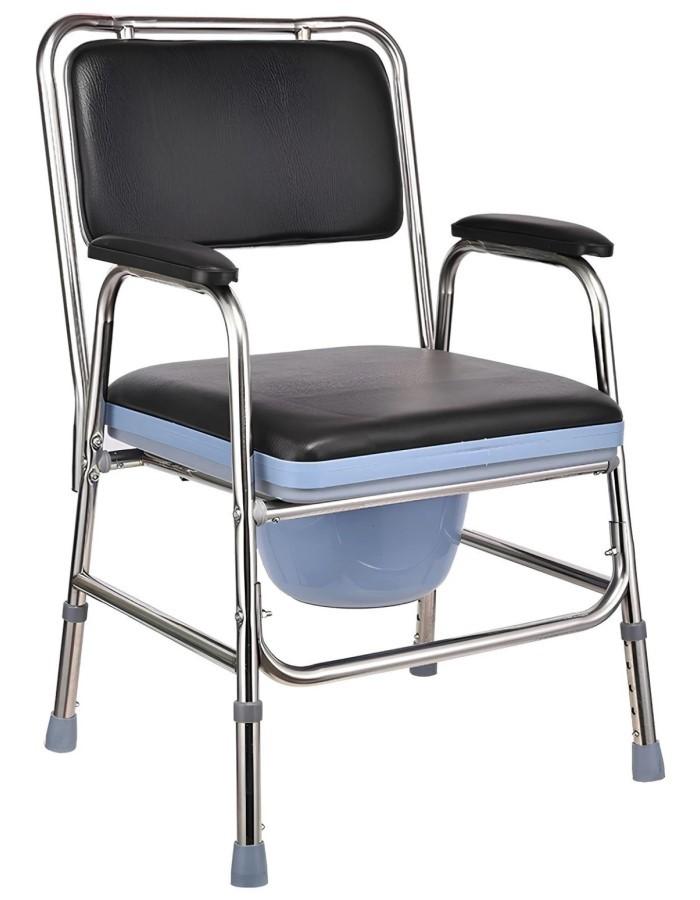 Scaun de baie pentru persoane cu dizabilitati 4Life AT48 Black