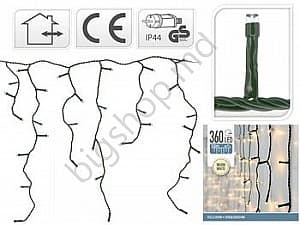 Luminite pentru brad Gimi 360LED, 1200 X 52 сm, alb-cald