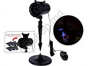 Проектор изображения для нового года Gimi Картинка, бел-разноцв, 4функц