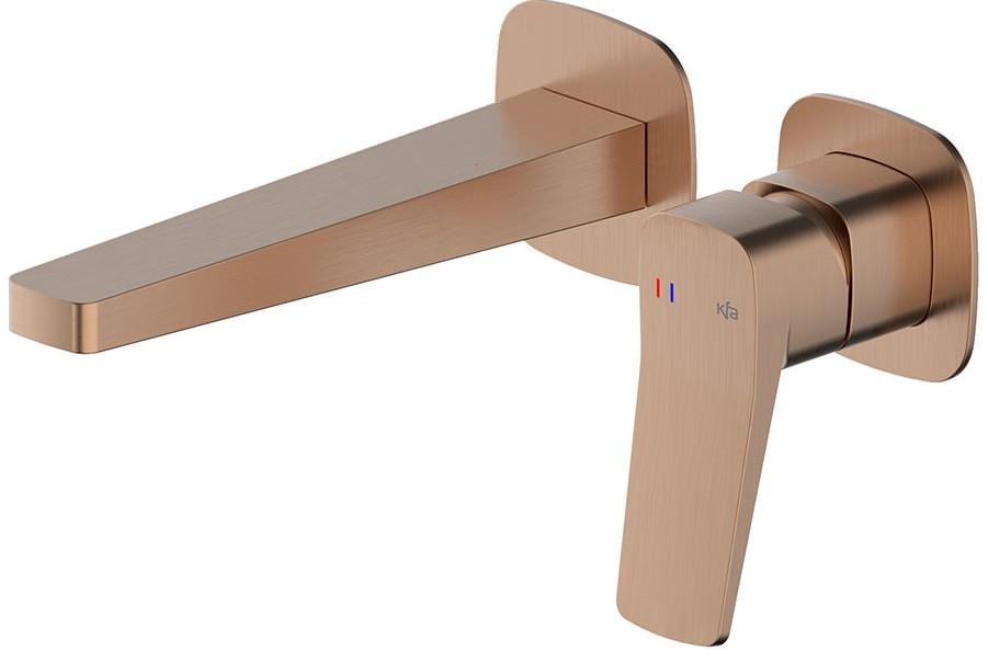 Смеситель для умывальника Armatura Malaga PVD Розовое Золото 124003