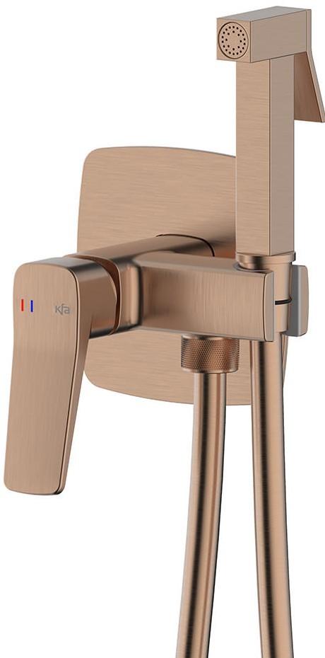 Смеситель для биде Armatura Malaga PVD Розовое золото 124009