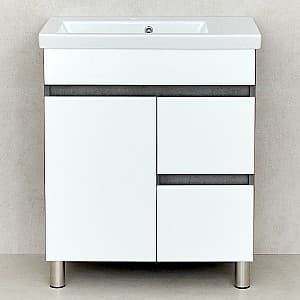 Шкаф под умывальник Bayro Urbano Pro бетон Чикаго тёмный 122496