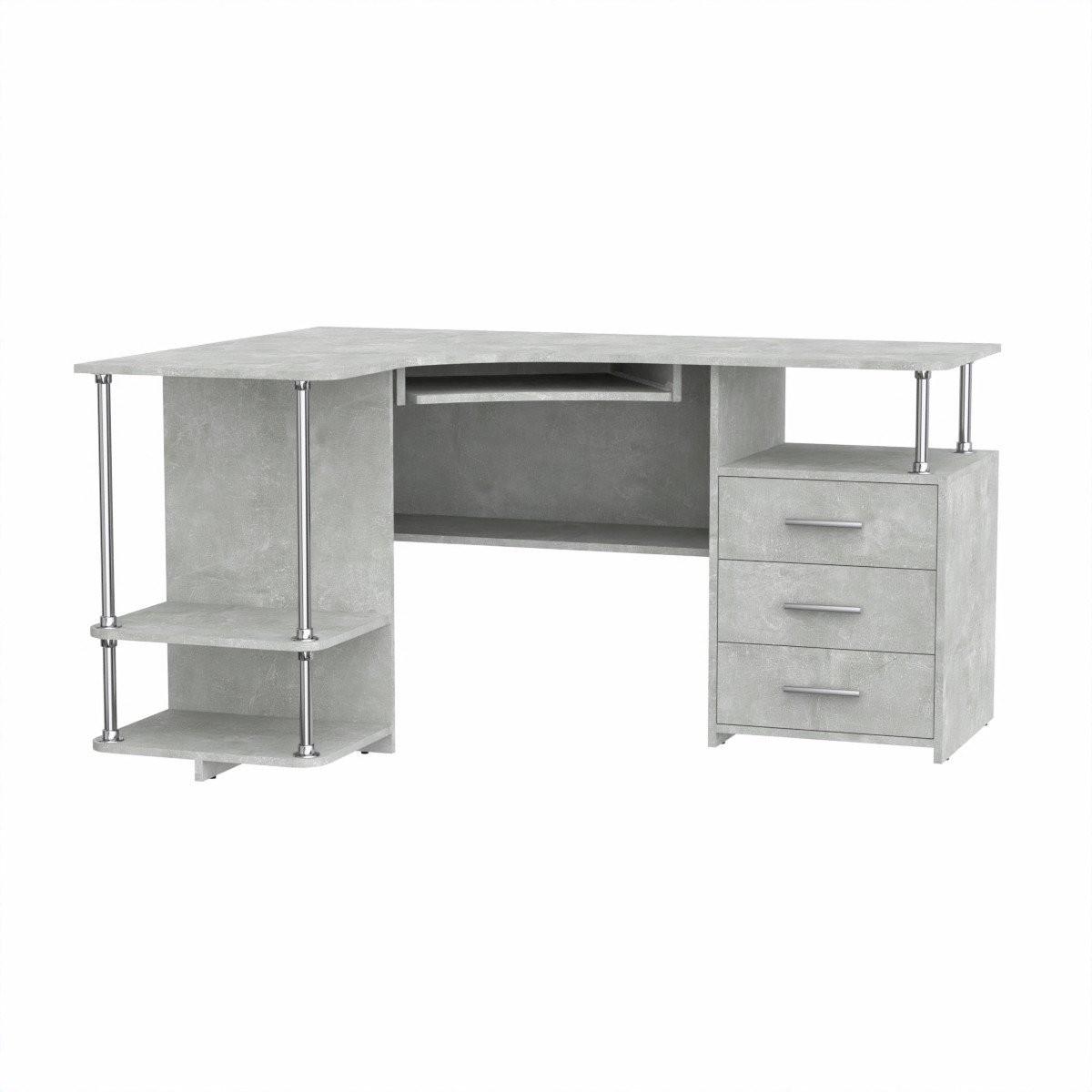 Masa de birou KompaniT CY-4 Atelie Deschis (Gri)