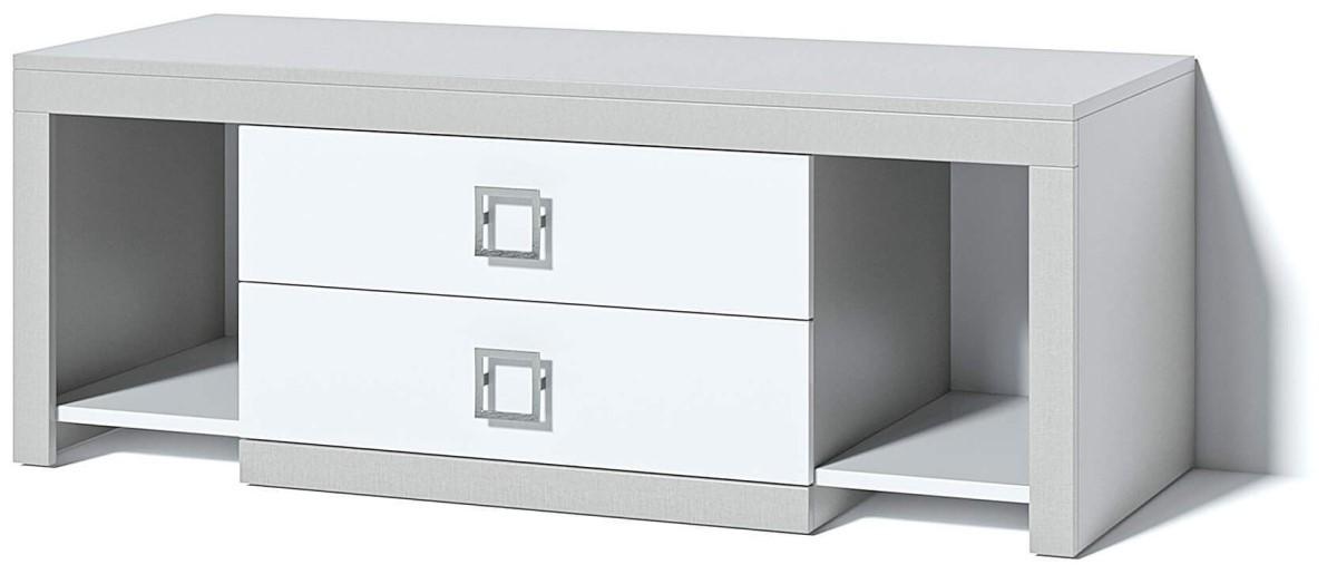 Тумба под телевизор Ambianta Amigo Серый / Белый