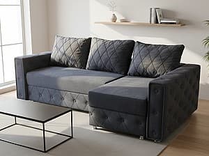 Угловой диван Elegant Style K7 Темно Серый